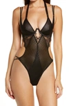 ANN SUMMERS RUTHLESS MESH & LACE BODYSUIT,5050890202867