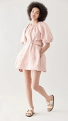Aje Psychedelia Cut Out Mini Dress In Blush