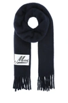 Marni Midnight Blue Alpaca Blend Scarf