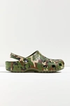 Crocs Classic Printed Clog In Olive