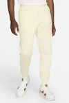 Nike Sportswear Club Fleece Jogger In Coconut Milk/coconut Milk/white
