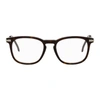 FENDI TORTOISESHELL SQUARE 'FOREVER FENDI' GLASSES