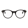 FENDI BLACK MODIFIED OVAL 'FOREVER FENDI' GLASSES