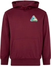 Palace Tri-ferg Hoodie In Red
