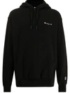 Readymade Embroidered Logo Long-sleeve Hoodie In Schwarz