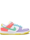 Nike Dunk Low Se - White/green Glow-sunset Pulse - Size 8 In Weiss
