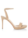Christian Louboutin Beige Loubi Queen 100 Heeled Sandals
