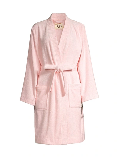 Ugg Lorie Terry Robe In Seashell Pink