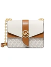 Michael Michael Kors Small Greenwich Convertible Crossbody Bag In Vanilla