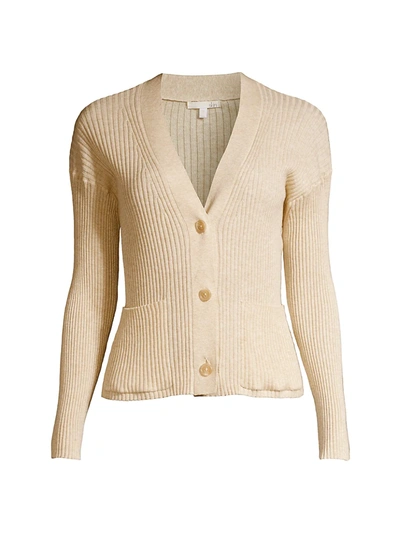 Skin Organic Cotton Knitwear Wayde Cardigan In Blonde