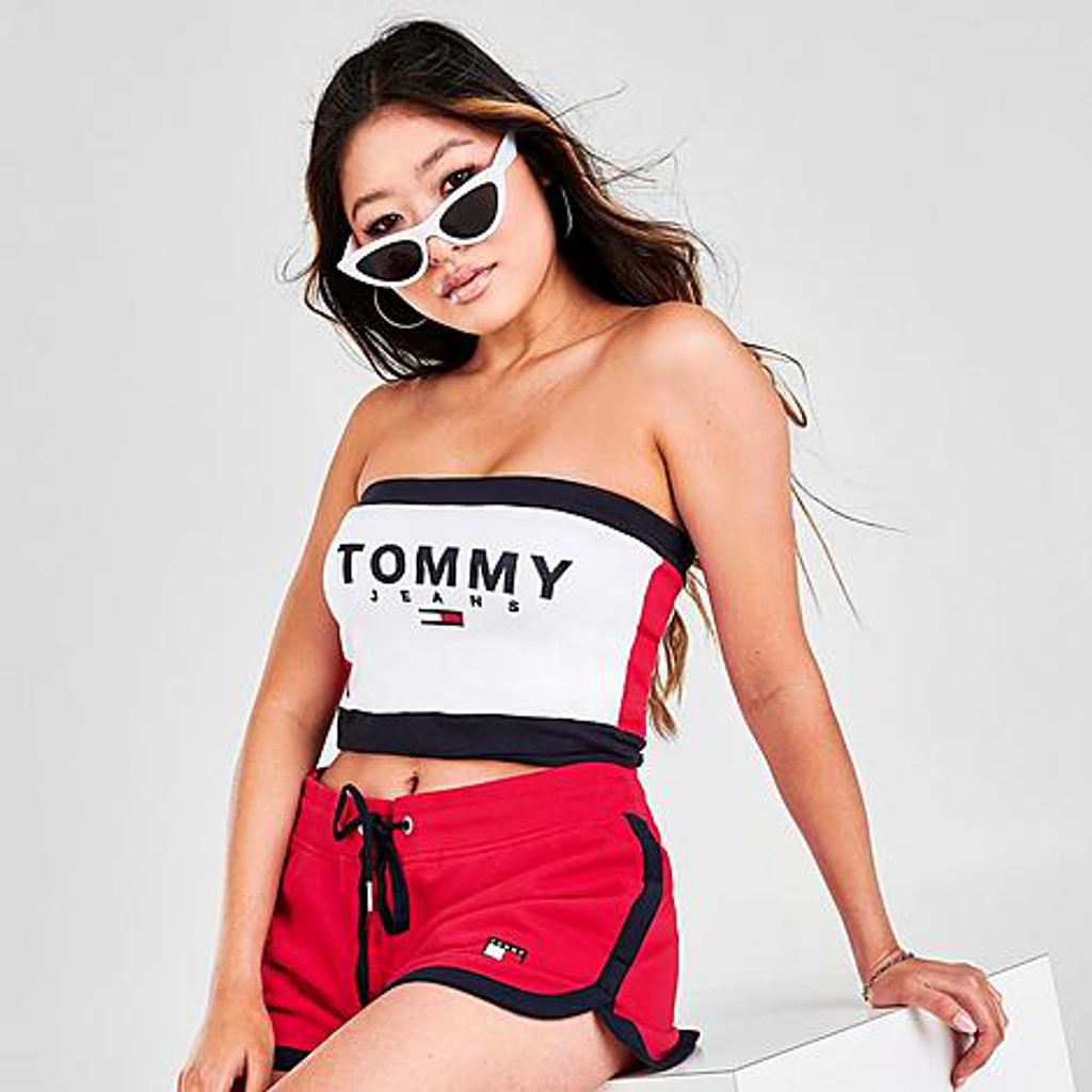 売れ筋商品|||トミー ヒルフィガー カットソー トップス レディース Women's Bubble-Trim Top Sky Captain Tommy Hilfiger Women's Bubble-Trim Top - Macy's