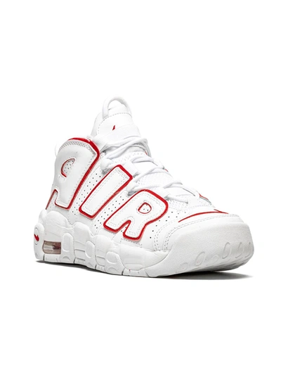 Nike Air More Uptempo "white/varsity Red" Sneakers