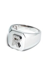 SHAY 18KT WHITE GOLD R-INITIAL RING