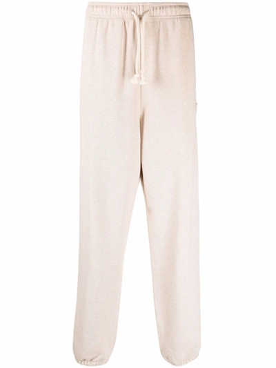 Acne Studios Organic Cotton Track Pants In Pink