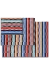 Missoni Adam Cotton Towels (set Of 5) In Orange