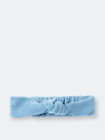 Omamimini Baby Girl Knotted Terry Headband | Blue Om527