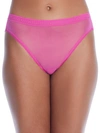 On Gossamer Gossamer Mesh Hi-cut Brief In Rose Violet