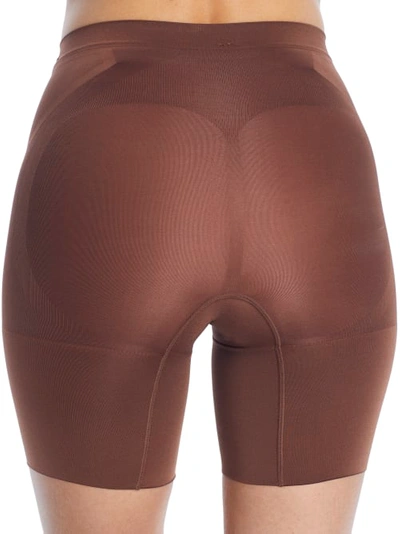 Spanx Oncore Firm Control Mid-thigh Shaper In Chestnut Brown