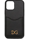 Dolce & Gabbana Logo-plaque Iphone 12/12 Pro Case In Black