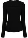 A.W.A.K.E. CUT OUT-DETAIL LONG-SLEEVED TOP