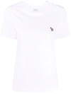 Ps By Paul Smith Logo-patch Organic Cotton T-shirt In Black