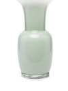 Venini Opalino Glass Vase In Green