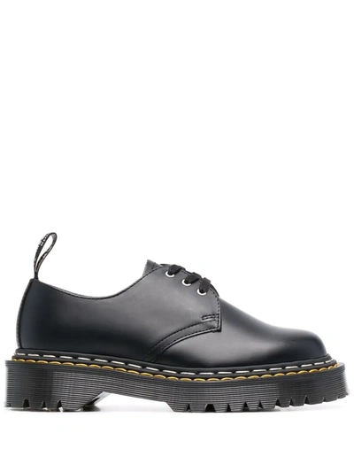 Rick Owens Black Dr. Martens Edition 1461 Bex Derbys In Black