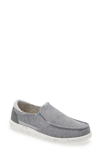 Hey Dude Thad Slip-on Sneaker In Sharkskin