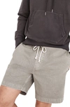 Madewell Cotton Everywhere Shorts In Washed Olive