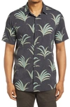 Roark Bless Up Short Sleeve Button-up Shirt In Black