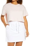 Open Edit Boxy Crop Top In Pink Lotus
