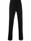 MAISON MARGIELA DRAWSTRING WAIST STRAIGHT-LEG TROUSERS