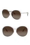 Burberry 60mm Gradient Round Sunglasses