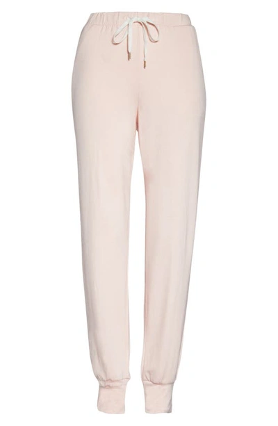 Honeydew Intimates Travel Light Modal Knit Lounge Joggers In Baby Peach
