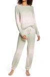 Honeydew Intimates Star Seeker Brushed Jersey Pajamas In Birch Dip-dye