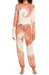 Honeydew Intimates Star Seeker Brushed Jersey Pajamas In Sandcastle Tie-dye