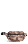 Aimee Kestenberg Milan Leather Belt Bag In Brown Tie Dye