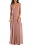 After Six Chiffon Gown In Desert Rose