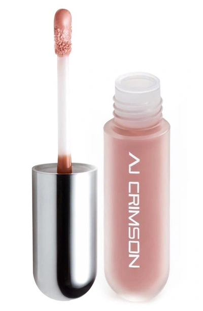 Aj Crimson Beauty Office Politics Liquid Lip Gloss In Pmle