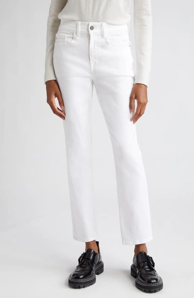 LAFAYETTE 148 LAFAYETTE 148 NEW YORK REEVE HIGH WAIST STRAIGHT LEG ANKLE JEANS,MPC23W-1M55