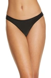 Frankies Bikinis Dawson Ribbed Bikini Bottoms In Black