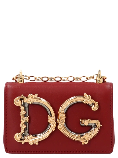 Dolce & Gabbana Dg Girl Nano Bag In Red