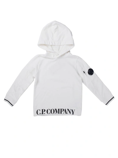 C.p. Company Kids' Sweatshirts - Sweat Hooded White