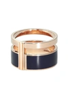 REPOSSI 18KT ROSE GOLD CHUNKY RING