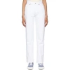 RE/DONE WHITE HIGH RISE LOOSE JEANS