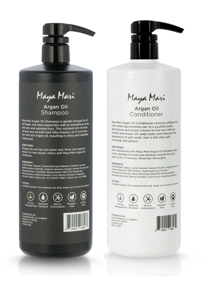 Maya Mari Argan Oil Shampoo & Conditioner 2 Pack Set - 32oz Each