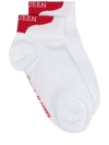 Alexander Mcqueen Intarsia-knit Logo Socks In White