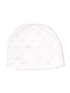 Monnalisa Blinking-eye Print Beanie In White