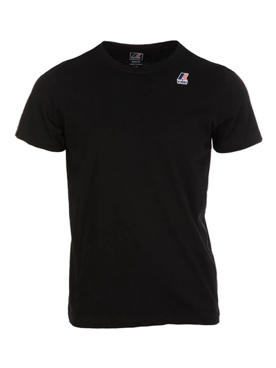 K-way Le Vrai Edouard Regular Fit T-shirt In Black
