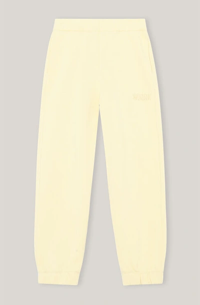 Ganni Software Isoli Elasticated Pants In Anise Flower In Multi